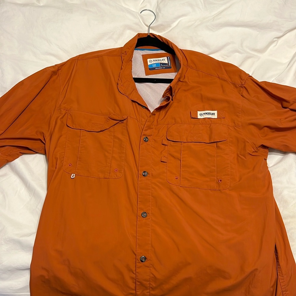 Magellan outdoors short sleeve fishing shirt
